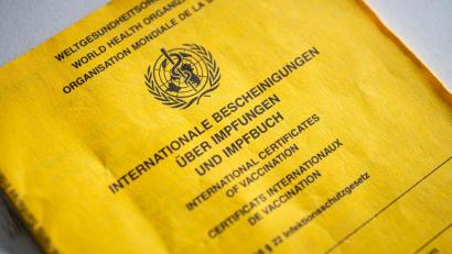 Symbolbild: Fabian Sommer/dpa
In Bayern muss sich die Polizei fast täglich mit falschen Impfausweisen herumschlagen.