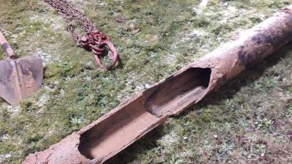 Bild: exb/Stadt Neustadt
So kann es aussehen, wenn eine Leitung defekt ist. Wo sich das aktuelle Leck befindet, lässt sich nicht sagen. Deshalb bittet die Stadt Neustadt um Unterstützung der Hausbesitzer.