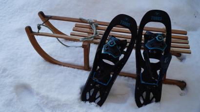 Bild: eib
Zehn Paar Schneeschuhe hat der WSV-Schönsee angekauft, um sie an seine Mitglieder zu verleihen.
