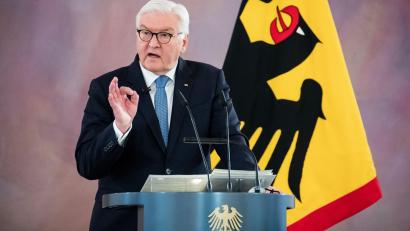 Bild: Bernd von Jutrczenka/dpa
Bundespräsident Frank-Walter Steinmeier sorgt sich um den sozialen Frieden in Deutschland.