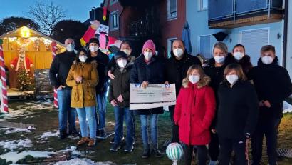 Bild: Martina Seitz/exb
Spendenübergabe