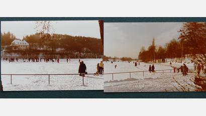Archivbild: rn
Echte Winterstimmung herrschte vor 40 Jahren mit Schnee und Eis am Rußweiher.