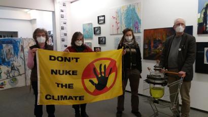 Bild: Kunz
Die BI gegen atomare Anlagen will junge Leute in den Schulen über die Gefahr der Atomkraft aufklären.