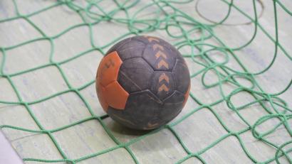 Symbolbild: Hubert Ziegler
Ein Handball liegt im Tornetz. Im ersten Spiel des Jahres hat die SG Auerbach/Pegnitz die dritte Mannschaft des TV Erlangen-Bruck zu Gast,