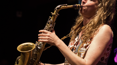 Bild: Daniel Bernet
Nicole Johänntgen ist eine der fünf "Sisters in Jazz", die am 9. April erwartet werden