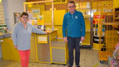 Bild: gi
Ramona und Uwe Hennig sind seit 1. Februar die neuen Posthalter in Moosbach