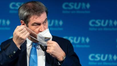 Bild: Sven Hoppe/dpa
Markus Söder nach der Sitzung des CSU-Vorstandes.