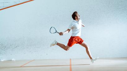 Bild: Adobe.Stock
Squash ist die perfekte Sportart, um den ganzen Körper zu trainieren.