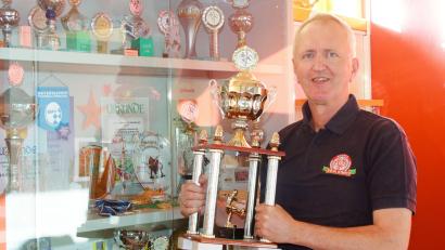 Bild: Stephan Landgraf/exb
Thomas Fritsch, Leiter der Förderstätte am Heilpädagogischen Zentrum (HPZ) Irchenrieth, und Vorsitzender des Vereins „HPZ RehaSport“ freut sich darauf, dass die Stadt Weiden und Landkreis Neustadt/WN eine "Host Town" für die "Special Olympics World Games" sind.