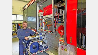 Bild: fphs
Derzeit hat die Marktredwitzer Feuerwehr laut Kommandant Maximilian Seiler (Bild) 87 Aktive, die für Einsätze zur Verfügung stehen.