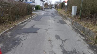 Bild: rn
"Kanaleinbrüche, Straße irgendwann staubfrei gemacht, Wasserleitung führt zum Tel über Privatgrundstücke", fasste Hannes Oberndorfer den Zustand von Gerhart-Hauptmann- und Zinkenbaumstraße zusammen.