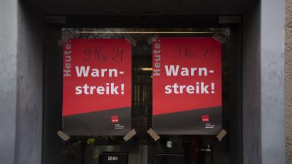 Symbolbild: Paul Zinken
Verdi ruft zum Streik auf.