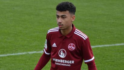 Bild: mr
Nathaniel Brown aus Kümmersbruck im Trikot des 1. FC Nürnberg.
