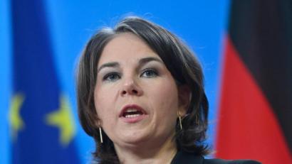 Bild: John Macdougall/AFP POOL/dpa
Außenministerin Annalena Baerbock (Grüne).