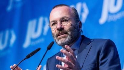 Bild: Armin Weigel/dpa/Archivbild
Manfred Weber (CSU), Vorsitzender der EVP Fraktion im Europaparlament.