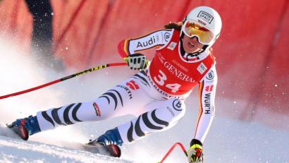 Bild: Karl-Josef Hildenbrand/dpa
Kira Weidle ist beim Super-G in Lenzerheide die einzige deutsche Starterin.