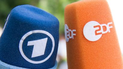 Bild: Peter Kneffel/dpa
Die ARD und ZDF werden vorerst nicht aus ihren Moskauer Studios berichten.