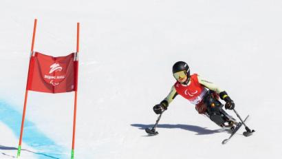 Bild: Christoph Soeder/dpa
Anna-Lena Forster lag nach dem Super-G nur auf Rang vier.