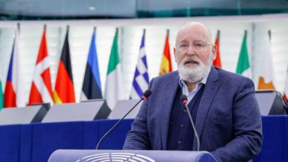 Bild: Julien Warnand/EPA / POOL/AP/dpa
Frans Timmermans, geschäftsführender Vizepräsident der Europäischen Kommission, will, dass die EU bei der Energieversorgung unabhängiger wird.