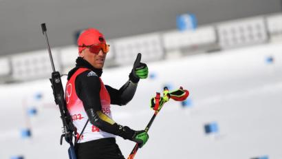 Bild: Angelika Warmuth/dpa
Erik Lesser lieferte beim Weltcup im finnischen Kontiolahti sein bestes Saisonrennen ab.