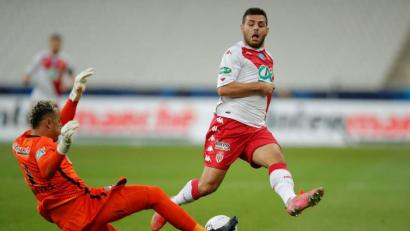 Bild: Christophe Ena/AP/dpa
Ohne Sieg gegen den FC Nantes verpasst Kevin Volland mit dem AS Monaco den Einzug ins französische Pokalfinale.