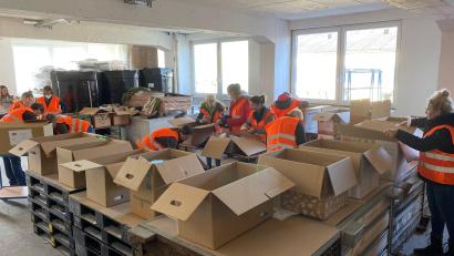 Bild: Stefan Sailer/exb
Mehr als 150 freiwillige Helfer waren insgesamt an den sieben Sammel-Tagen beschäftigt.