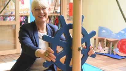Bild: Gabi Schönberger
Inga Hinz ist Geschäftsführerin der neun evangelischen Kindertagesstätten im Dekanat Weiden.