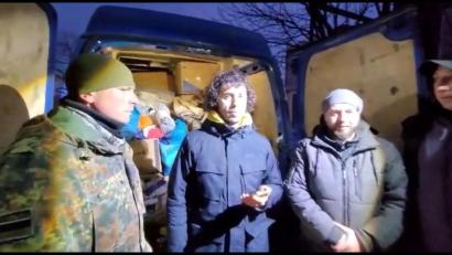Bild: &quot;Neue Zeiten&quot;, Weiden
Ein Video zeigt die Übergabe der Hilfsgüter aus Weiden in der Ukraine.