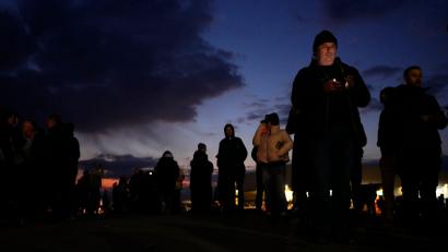 Bild: Petr David Josek/AP/dpa
Es sind wohl inzwischen Millionen von Menschen auf der Flucht in der Ukraine. Wieviele davon nach Amberg kommen, kann aktuell noch niemand sagen.