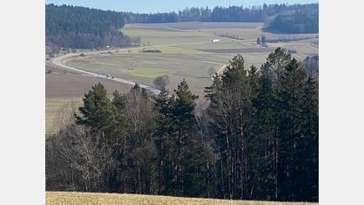 Bild: Josef Glas
Der geplante Standort des Bürgerwindparks Tännesberg liegt östlich von Woppenrieth.