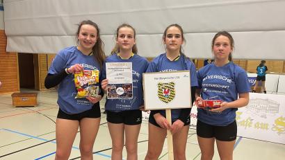 Bild: exb
Die erfolgreichen Mädchen des SV Hahnbach (von links): Johanna Geilersdörfer, Magdalena und Johanna Rothut und Katharina Winkler.