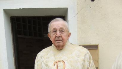 Archivbild: gm
Ruhestandspfarrer Josef Fromm feiert 95. Geburtstag. Hier im Jahr 2020 bei einem Dank- und Abschiedsgottesdienst am Pittersberg.