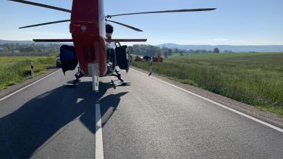 Bild: Kreisbrandinspektion Cham
Auf der B16 im Landkreis Cham passierte am Montagmorgen ein Unfall.