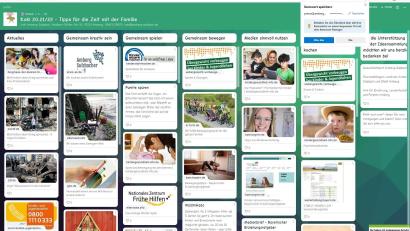 Screenshot: Anja Vogl/exb
Ein Screenshot des KoKi-Angebotes im Internet.