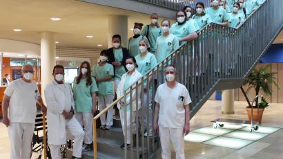 Bild: Klinikum Weiden
Über 30 Pflegeschüler müssen aufgrund der schwierigen Coronasituation im Klinikum Weiden einspringen.