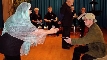 Bild: R. Kreuzer
Der Fischer von Johann Wolfgang von Goethe, da lässt sich der Angler von einer Nixe in die tiefen des Meeres ziehen.