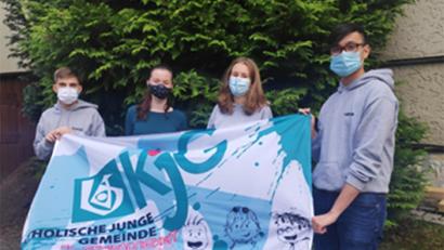 Bild: Amann/exb
Die neue Pfarrleitung (von links): Daniel Donhauser, Daniela Schärtl, Antonia Lucks und Adrian Amann.