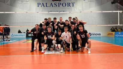 Bild: Privat/exb
Das deutsche U18-Volleyball-Team spielt an Ostern in Schwandorf und Amberg.