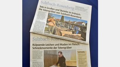 Bild: ANDREAS ROYER
Manchen Lesern gingen die ersten beiden Teile der Mini-Serie über die Sulzbach-Rosenberger Totengräber zu sehr ins Detail.