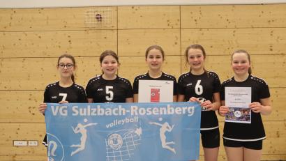 Bild: sba
Die U15-Mädels freuen sich über den vierten Platz und der Qualifikation zur Bayerischen Meisterschaft (von links): Nina Pöllinger, Hannah Bär, Franziska Beck, Barbara Scherer, Lotta Franke