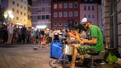 Bild: Daniel Karmann
Das Bardentreffen in Nürnberg ist eines der größten Musikfestivals in Deutschland