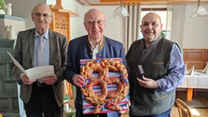 Bild: gel
Josef Lobenhofer, Rudolf Stepper und Thomas Gebele von links