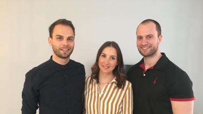 Bild: Fyndery/exb
Haben mit ihrem Startup „Fyndery“ einen Preis gewonnen: (von links) Raphael Bauer, Madlen Bauer, Christoph Bauer Fyndery Schmidgaden