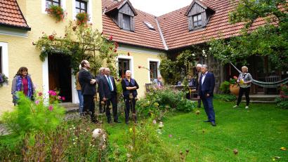 Archivbild: fvo
Beim Kreisentscheid 2019 hatten Marianne und Hans Pausch ihr Paradies für Schmetterlinge und Bienen präsentiert.