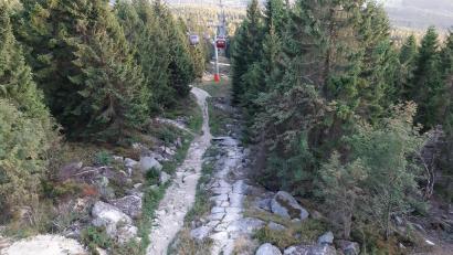 Archivbild: gis
Am 25. Oktober soll die Auftragsvergabe für den Neubau der Ochsenkopf-Seilbahnen erfolgen. Unklar ist aber noch, ob Nord und Süd gleichzeitig erneuert werden. Im Zweckverband zur Förderung des Tourismus und des Wintersports im Fichtelgebirge gab es aber viele Wortmeldungen, die sich für eine Zweiteilung aussprachen.