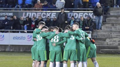 Archivbild: Hubert Ziegler
Die Spieler der DJK Ammerthal haben sich für das Derby gegen den ASV Neumarkt einiges vorgenommen.