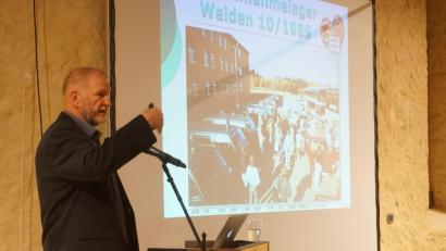 Bild: eib
Reinhold Balk hat die Zeit des "Eisernen Vorhangs" als BGS-Beamter miterlebt.