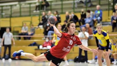 Archivbild: Hubert Ziegler
Lisa Steiner war mit elf Treffern die überragende Spielerin des HC Sulzbach beim Sieg in Landshut.