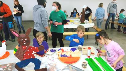 Bild: do
Auf Kreisebene organisierte der Kleintierzuchtverein Eschenbach ein großes Kinder-Osterbasteln