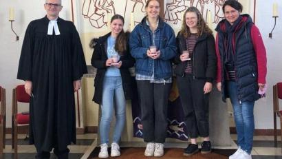 Bild: G. Artmann/exb 
neues Kigo--Team in Weiherhammer